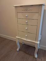 Charmante kaptafel met spiegel en lades, Ophalen, Gebruikt, Romantisch, 50 tot 100 cm