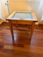 Houten Bijzettafel - 51x51x49 cm, Minder dan 55 cm, Gebruikt, Vierkant, Hout