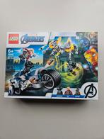 LEGO Marvel Avengers 76142 Avengers Speed ​​Bike Attack, Ophalen of Verzenden, Zo goed als nieuw, Complete set, Lego