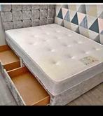 Premium Divanbed – Verkrijgbaar in 90x200, 140x200, 160x200, Ophalen of Verzenden, Nieuw, Tweepersoons, Wit