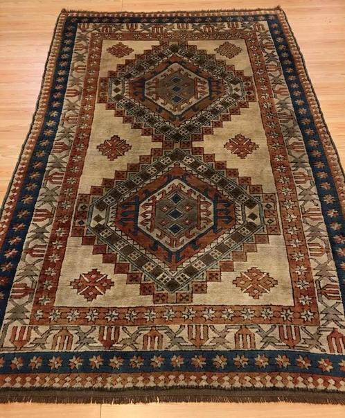 VINTAGE Perzische tapijt Kars 248 x 155 cm (art deco), Huis en Inrichting, Stoffering | Tapijten en Kleden, Zo goed als nieuw