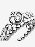 Pandora Prinses Tiara Kroon Ring, maat 64 /21, Sieraden, Tassen en Uiterlijk, Ringen, 20 of groter, Nieuw, Ophalen of Verzenden