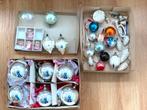 Partijtje oude Kerstballen, 1 Piek, Kersthangers. Zie foto’s, Diversen, Kerst, Ophalen of Verzenden, Gebruikt