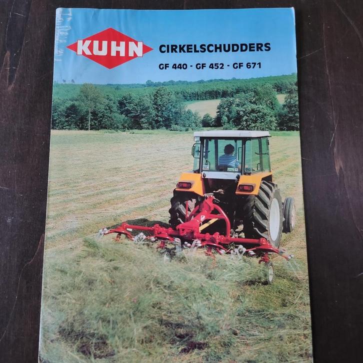 Kuhn Cirkelschudders GF Serie - Brochure, Boeken, Catalogussen en Folders, Ophalen of Verzenden