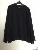 Zwarte 2laags Zara blouse shirt top hemd xxl met klokmouwen, Kleding | Dames, Grote Maten, Zara, Gedragen, Ophalen of Verzenden