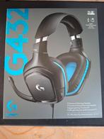 Logitech G432 Gaming headset 7.1 surround, Ophalen of Verzenden, Gaming headset, Zo goed als nieuw