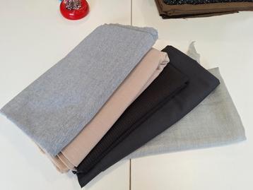 Diverse stoffen chambray, linnen look ,, krijtstr beschikbaar voor biedingen