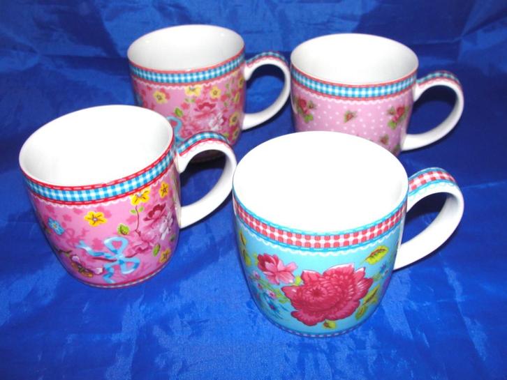 PIP Studio mokken Douwe Egberts en Pickwick Royal Raja, Huis en Inrichting, Keuken | Servies, Zo goed als nieuw, Kop(pen) en/of Schotel(s)