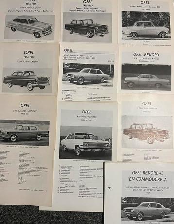 Opel olyslagers, werkplaats, vraagbaak, 1955 tot 1971 beschikbaar voor biedingen