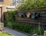 Elho plantenrekken + potjes voor schutting, Tuin en Terras, Bloembakken en Plantenbakken, Ophalen, Zo goed als nieuw