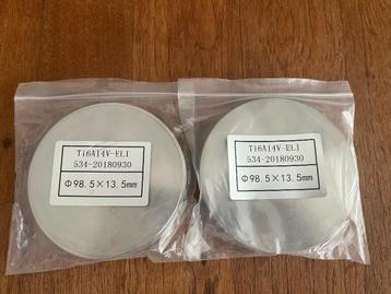 Tandtechniek Titanium Freesblanks 98,5 x 13,5 mm beschikbaar voor biedingen