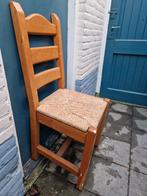 4x Eiken stoelen met biezen zitting, Ophalen