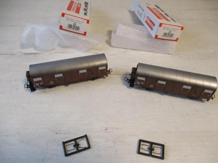 Klein Modelbahn Ged.Goederenwagen DB Glmhs 50 m.Brh 2x, Hobby en Vrije tijd, Modeltreinen | H0, Zo goed als nieuw, Wagon, Gelijkstroom