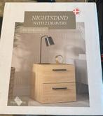 Nachtkastje – Nieuw in de verpakking - 34x36x35, Ophalen of Verzenden, Zo goed als nieuw