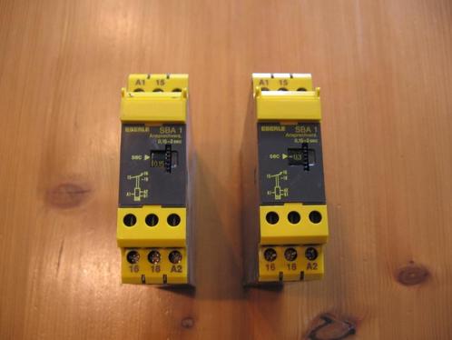 Eberle timer SBA-1 tijdrelais bruin geel., Hobby en Vrije tijd, Elektronica-componenten, Gebruikt, Verzenden