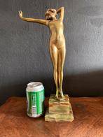 Art Deco, Brons, vuur verguld 24k. Aanbieding 2026, Antiek en Kunst, Antiek | Woonaccessoires, Ophalen of Verzenden