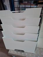 2 nette witte tijdschriften houders, Huis en Inrichting, Woonaccessoires | Krantenbakken en Lectuurbakken, Ophalen, Zo goed als nieuw