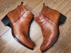 Echt leren leder enkellaarsjes maat 42 cognac bruin, Kleding | Dames, Bruin, Lage of Enkellaarzen, Ophalen of Verzenden, Zo goed als nieuw