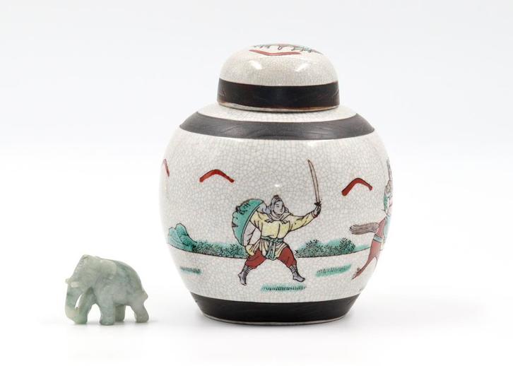Chinees porselein | gemberpot Nanking, Antiek en Kunst, Kunst | Niet-Westerse kunst, Ophalen of Verzenden