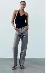 Zara aparte broek met wassing 38, Ophalen of Verzenden, Zo goed als nieuw, Blauw, W30 - W32 (confectie 38/40)