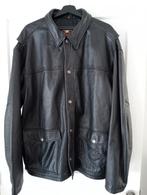 Zwart lederen Harley Davidson jas maat 3XL, Motoren, Heren, Jas | leer, Harley Davidson, Ophalen of Verzenden