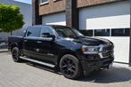 Dodge Ram 1500 5.7 V8 Crew Cab Laramie 6 persoons, 12 inch s, Auto's, Automaat, Gebruikt, 5654 cc, Zwart