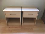 Set van twee nachtkastjes, Ophalen, Gebruikt, 45 tot 65 cm, Minder dan 55 cm