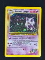 Sabrina's Gengar - Pokémonkaart, Ophalen of Verzenden, Gebruikt, Losse kaart, Foil