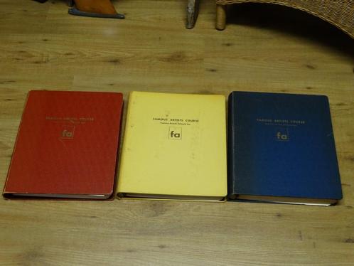 Famous Artists Course 3 delen / mooie set 1960 vintage, Boeken, Kunst en Cultuur | Beeldend, Gelezen, Schilder- en Tekenkunst