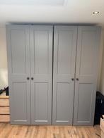 IKEA PAX kledingkasten eikenhout met grijze deuren, Ophalen, 200 cm of meer, Zo goed als nieuw, 200 cm of meer