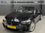 BMW 2-serie Cabrio 218i (136pk) M-Sport automaat - leder - s, Auto's, BMW, Emergency brake assist, Origineel Nederlands, Te koop