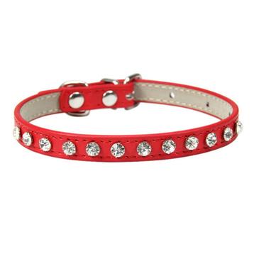 Katten - Halsbandje strass - Bling-Bling - Leder - Nieuw beschikbaar voor biedingen
