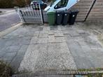 terrastegels - grind en beton. Gratis ophalen, Tuin en Terras, Tegels en Klinkers, Ophalen, Gebruikt, 10 m² of meer, Beton