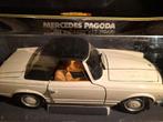 Mercedes Benz 280SL Pagoda Cabrio 1:18 - 1968 - Wit, Ophalen, Nieuw, Auto, Overige merken