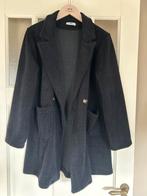 Zwarte jas, Ophalen of Verzenden, Zo goed als nieuw, Maat 46/48 (XL) of groter, Zwart