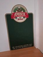 Grolsch Amber krijtbord wandschild, Ophalen of Verzenden, Zo goed als nieuw, Reclamebord, Plaat of Schild, Grolsch