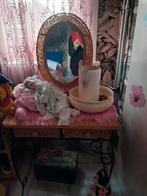 Mooie kaptafel met krukje, Ophalen of Verzenden, 50 tot 100 cm, Minder dan 100 cm