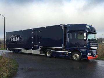 Netam-Fruehauf Motorsport Racetrailer met Tent en Laadlift beschikbaar voor biedingen