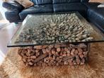 Salontafel met drijfhout, Huis en Inrichting, Tafels | Salontafels, Ophalen, 50 tot 100 cm, 50 tot 100 cm, Zo goed als nieuw