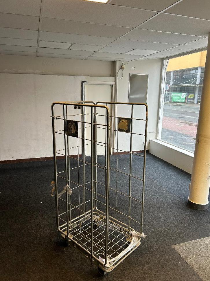 Rolcontainer 3-heks gebruikt, Doe-het-zelf en Verbouw, Transportwagens, Gebruikt, Transportkar, 100 liter of meer, Ophalen