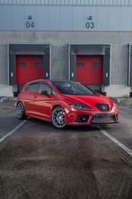 Seat Leon 2.0 Tfsi 16V 213KW 2009 Rood, Auto's, Stof, Leon, Origineel Nederlands, Handgeschakeld
