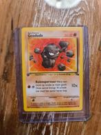 Geodude first edition fossil set #47/62, Ophalen of Verzenden, Zo goed als nieuw, Losse kaart