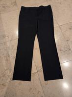 Nette blauwe dames pantalon met een fijn streepje, Blauw, Yessica, Maat 42/44 (L), Nieuw