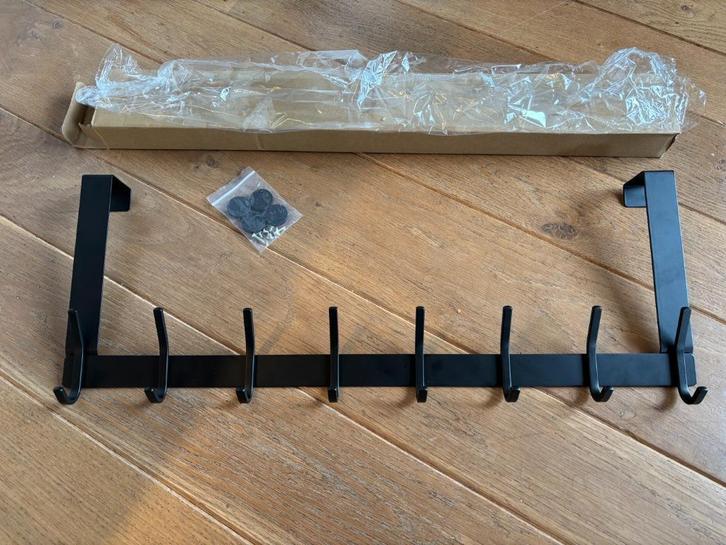 Tj trading Kapstok TOI 16 haaks deurkapstok 58 cm, Huis en Inrichting, Woonaccessoires | Kapstokken, Nieuw, Wandkapstok, Minder dan 100 cm