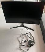 Samsung Monitor 27 inch, Computers en Software, Monitoren, Curved, Full HD, Zo goed als nieuw, VGA