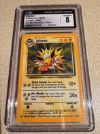 Pokemon - Jolteon NO SYMBOL ERROR - CGC/PSA 8 Jungle, Ophalen, Zo goed als nieuw, Losse kaart