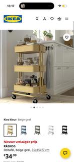 Ikea yellow storage trolley, Ophalen, Zo goed als nieuw
