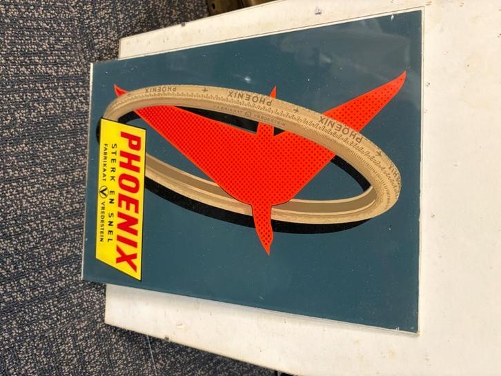 Reclame rijwielmerken, Verzamelen, Merken en Reclamevoorwerpen, Gebruikt, Reclamebord, Ophalen of Verzenden