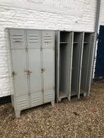 Authentieke Franse lockerkast stoere industriële kast, Huis en Inrichting, Kasten | Lockerkasten, Gebruikt, Ophalen of Verzenden