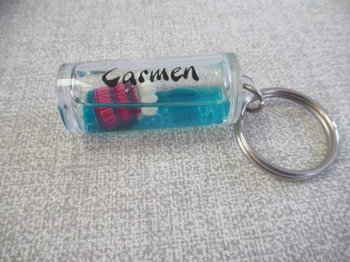 1 Diddl FLÜSSIGKEITS SCHLÜSSELANHÄNGER KS - Carmen, Verzamelen, Diddl, Zo goed als nieuw, Overige typen, Diddl, Ophalen of Verzenden